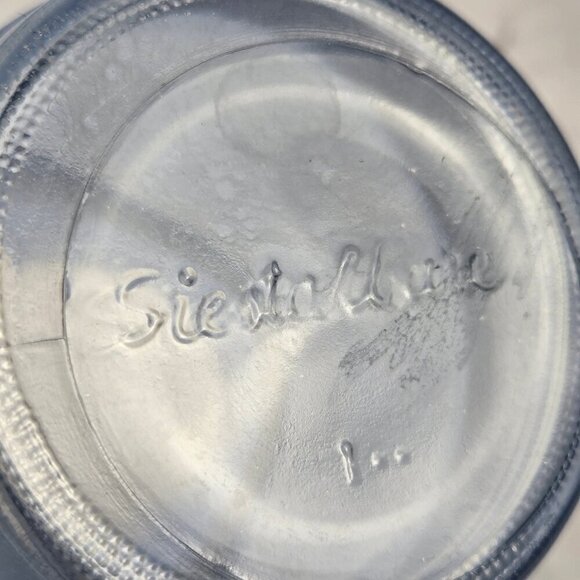 Vintage Siesta Ware Barrel Frosted Mugs Glasses Set of 4 Blue Orange Yellow - Picture 12 of 13